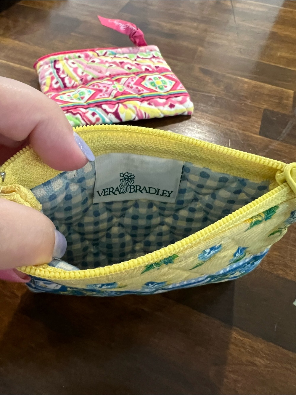 Vera Bradley Capri Melon & Katherine Vintage Coin Pouches - Picture 4 of 5